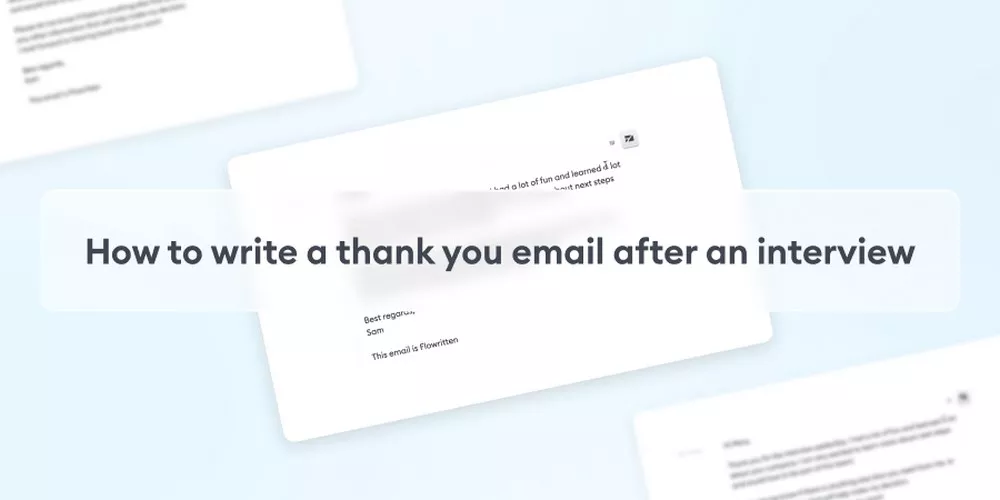 What To Include In A Thank You Interview Letter